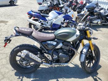  Salvage Triumph Motorcycle Scrambler