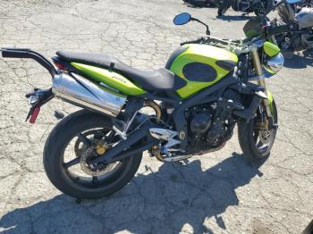  Salvage Triumph Motorcycle Street
