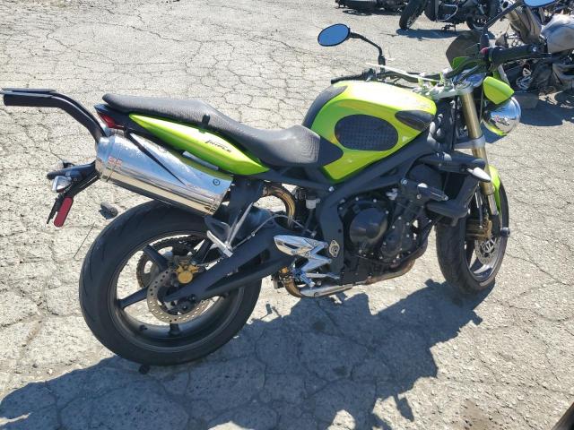  Salvage Triumph Motorcycle Street