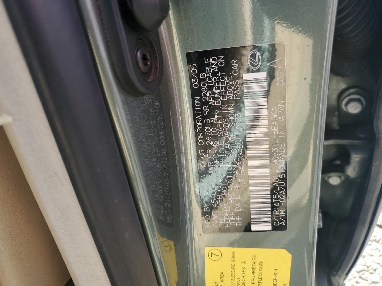 Lexus Es 330 Image 8