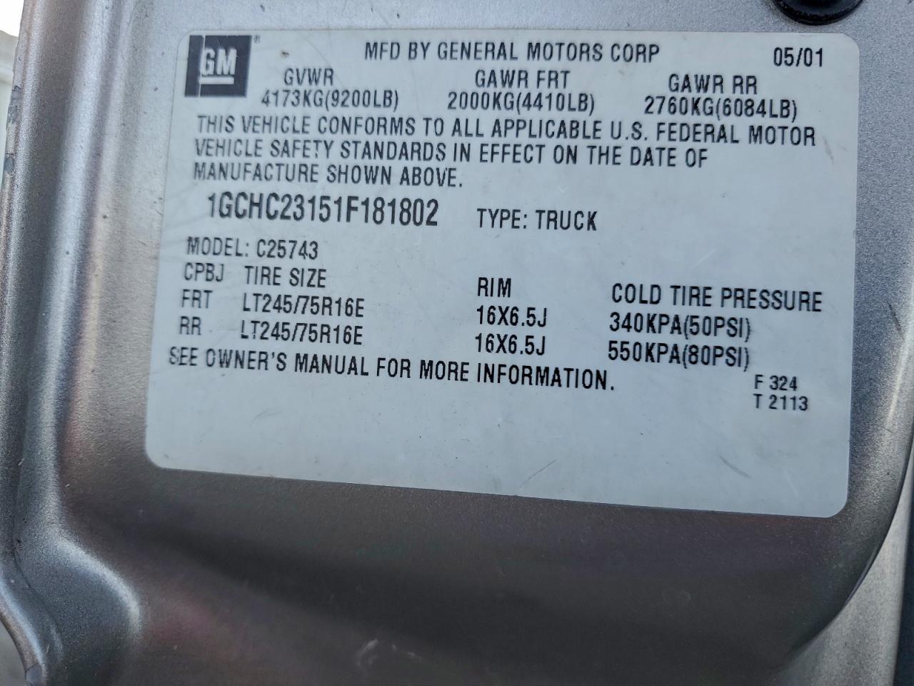 Chevrolet Silverado C2500 Heavy Duty Image 8