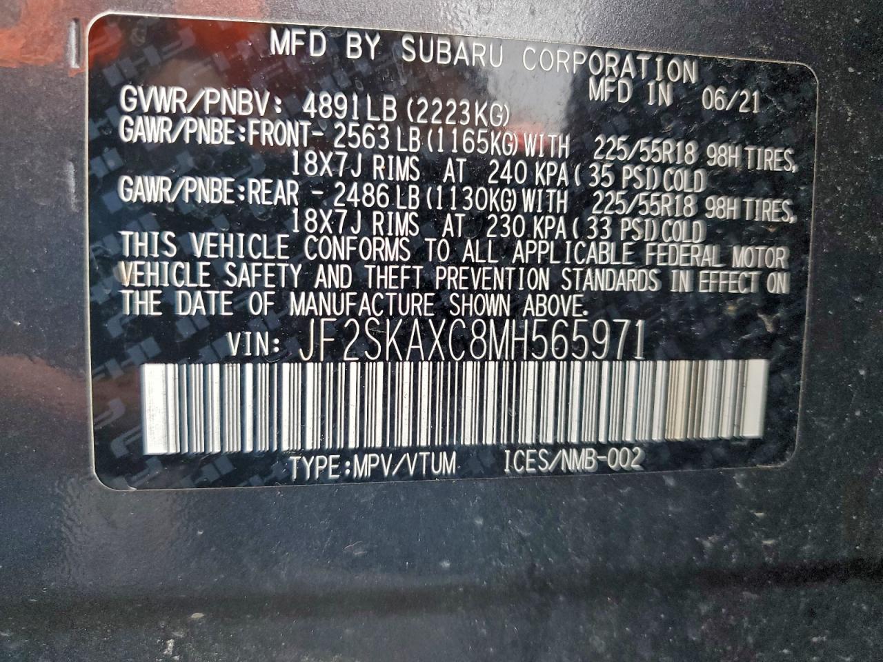 Subaru Forester Touring Image 10