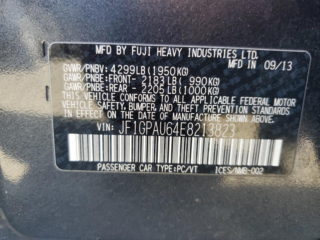 Subaru Impreza Sport Limited Image 9